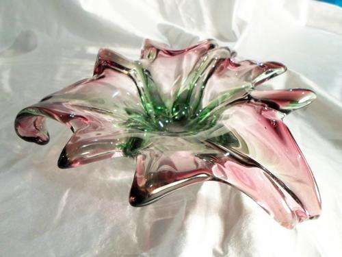 Murano leaf shaped free form bowl - Absolutely Stunning!! - A magnificent find - REDUCED!!!!